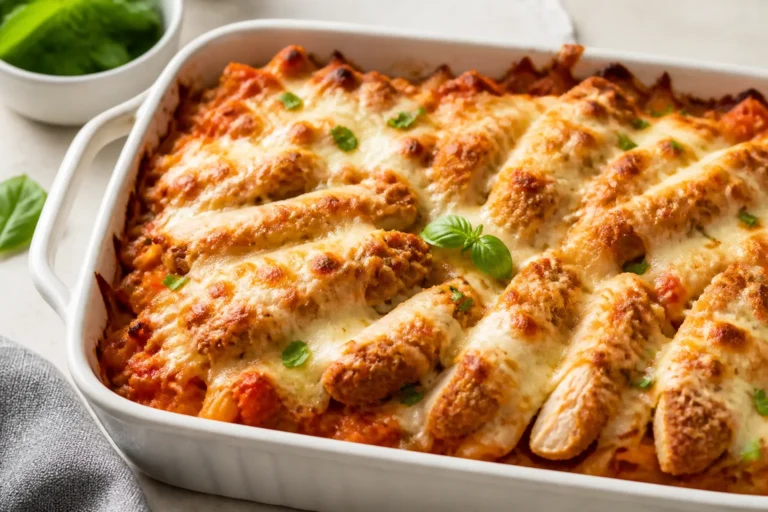 Chicken Parmesan Protein Bake – A Comforting, High-Protein Classic