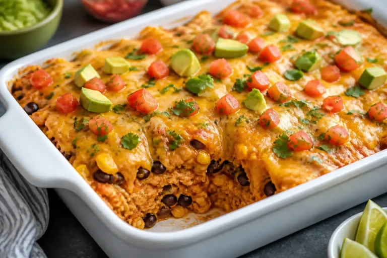 High Protein Chicken Taco Casserole – A Cozy, Meal-Prep Friendly Favorite