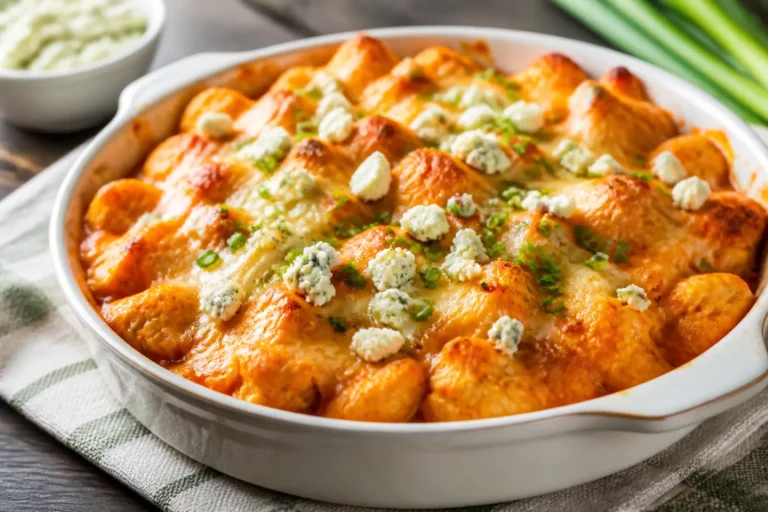 Buffalo Chicken Cauliflower Casserole – Bold Flavor, Lighter Comfort