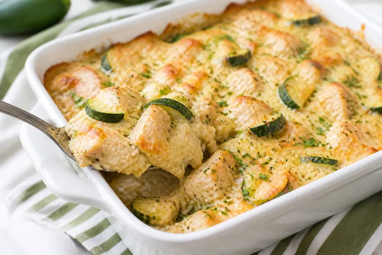 High Protein Chicken Zucchini Casserole – Simple, Satisfying, and Meal-Prep Friendly