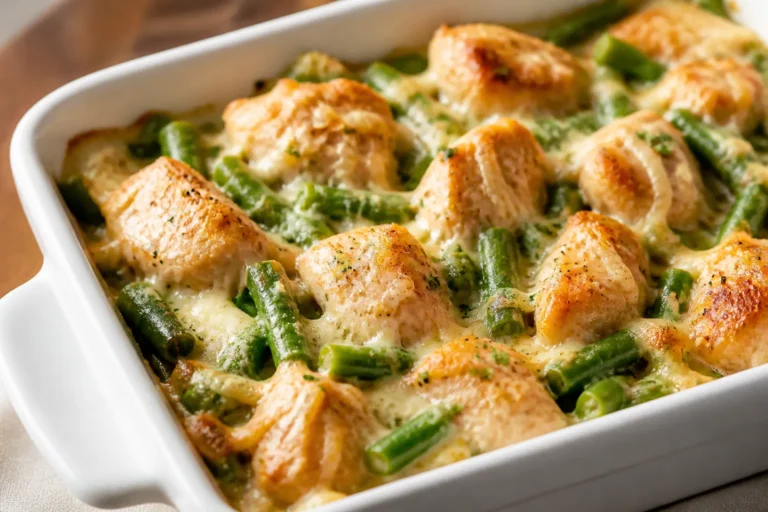Chicken and Green Bean Protein Bake – Simple, Satisfying, Weeknight-Friendly