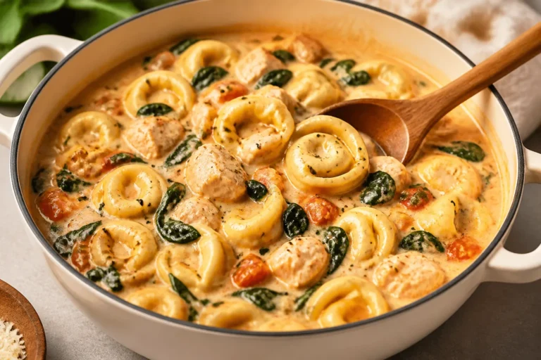 One Pot Chicken Tortellini Dinner – A Cozy, Weeknight-Friendly Meal