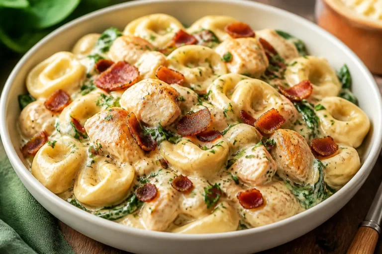 Healthy Chicken Bacon Ranch Tortellini – A Lighter Comfort Food Favorite