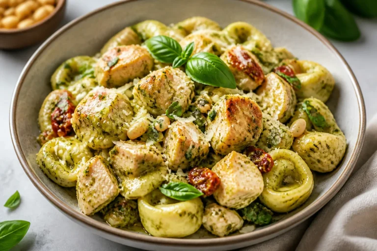 High Protein Pesto Chicken Tortellini – A Fast, Satisfying Weeknight Dinner