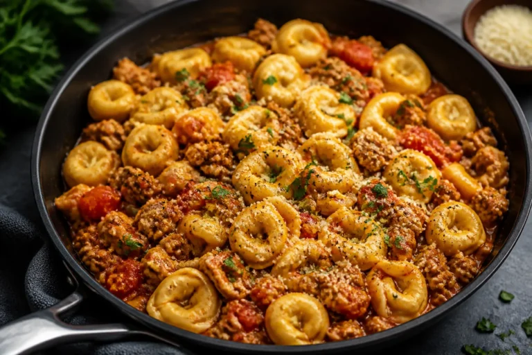 High Protein Turkey Tortellini Skillet – A Hearty, Weeknight Favorite