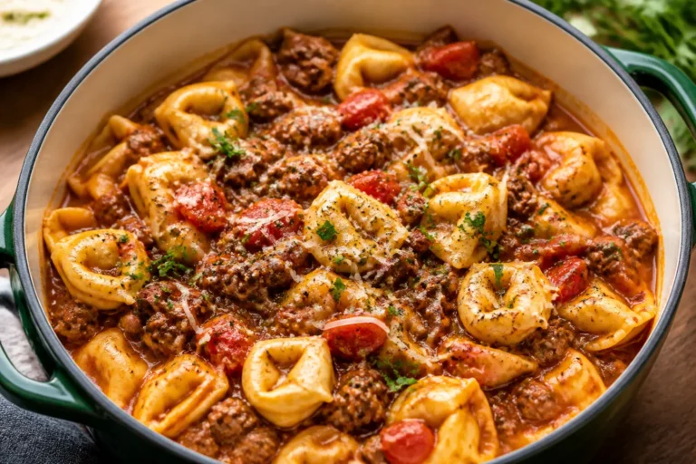One Pot Beef Tortellini Pasta – Fast, Cozy, and Full of Flavor