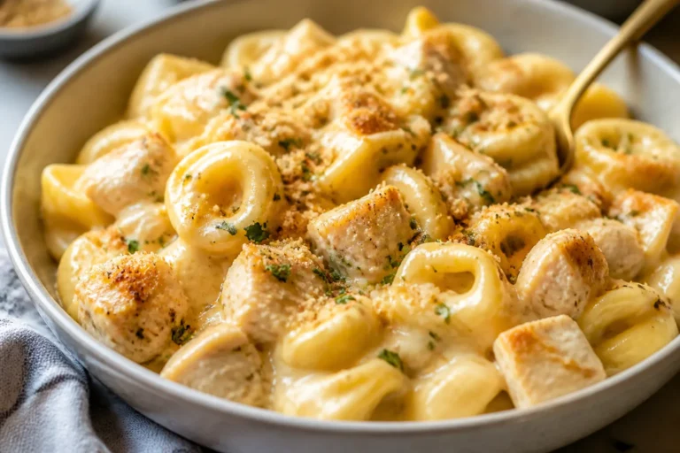High Protein Chicken Tortellini Mac and Cheese – Creamy, Comforting, and Satisfying