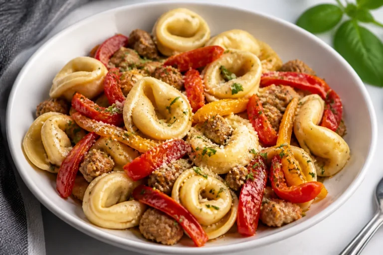 Sausage Tortellini With Roasted Peppers – A Cozy, Flavor-Packed Weeknight Pasta