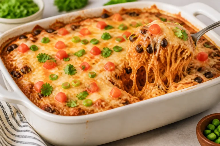 High Protein Mexican Spaghetti Squash Casserole – A Cozy, Flavor-Packed Dinner