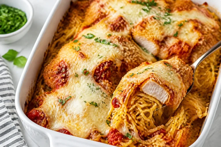 High Protein Chicken Parmesan Spaghetti Squash – A Lighter, Satisfying Comfort Classic