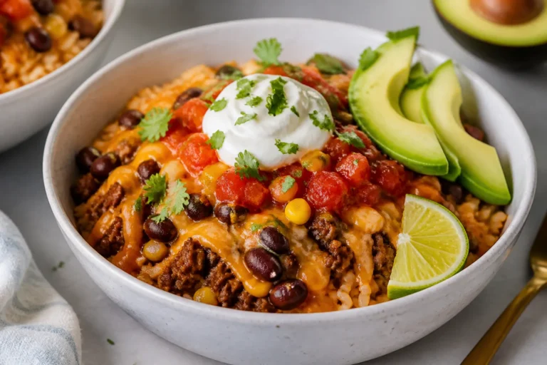 Healthy Beef Enchilada Bowls – A Flavorful, Weeknight-Friendly Meal