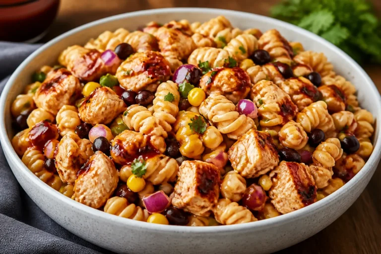 BBQ Chicken Pasta Salad – A Crowd-Pleasing, Flavor-Packed Side