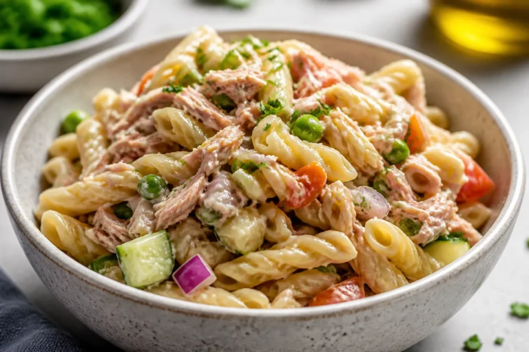 High Protein Tuna Pasta Salad – Fresh, Filling, and Meal-Prep Friendly