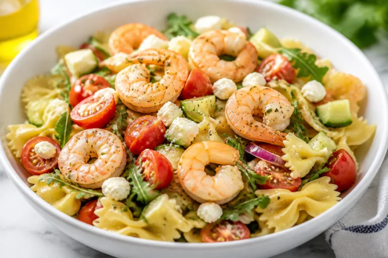 Healthy Shrimp Pasta Salad – Fresh, Light, and Satisfying