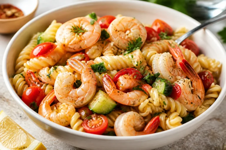 Garlic Shrimp Pasta Salad – Bright, Fresh, and Ready in No Time