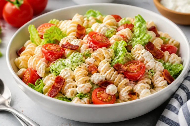 Cottage Cheese BLT Pasta Salad – Creamy, Fresh, and Easy