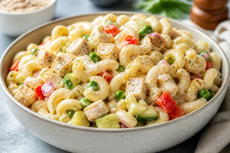 High Protein Macaroni Salad – A Satisfying, Make-Ahead Favorite