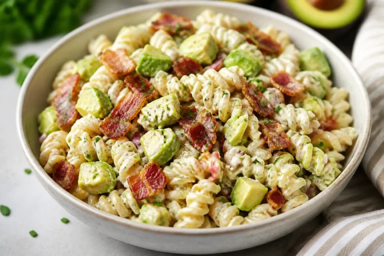 Avocado Bacon Ranch Pasta Salad – Creamy, Crisp, and Crowd-Pleasing