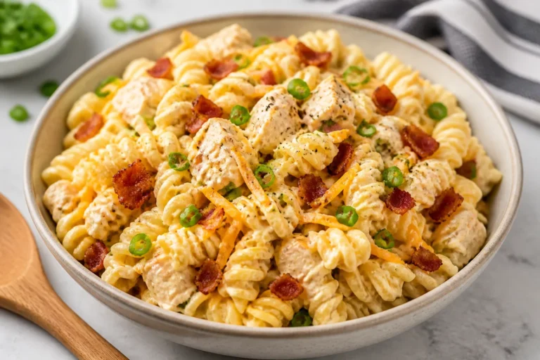 Crack Chicken Pasta Salad – Creamy, Cheesy, and Crowd-Pleasing