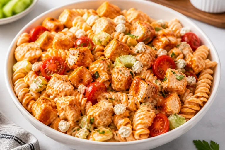Buffalo Ranch Protein Pasta Salad – Bold Flavor, Simple Meal Prep