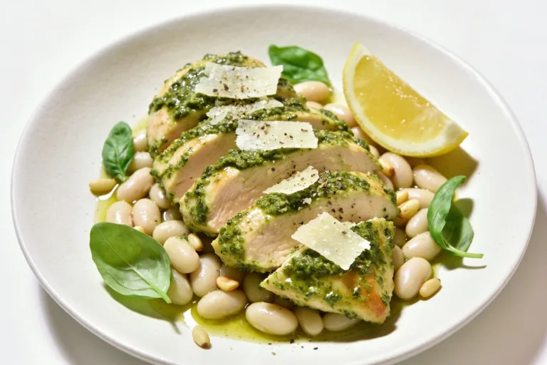 High Protein Pesto Chicken