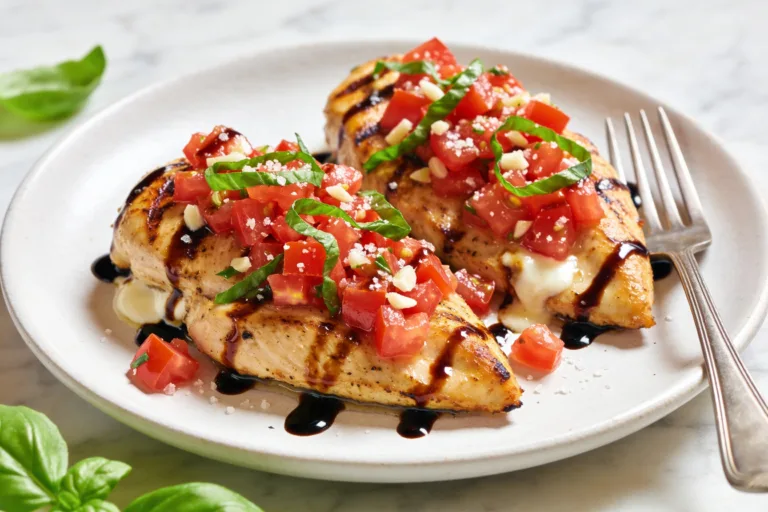 High Protein Bruschetta Chicken