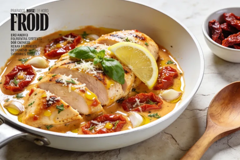 High Protein Sun-Dried Tomato Chicken