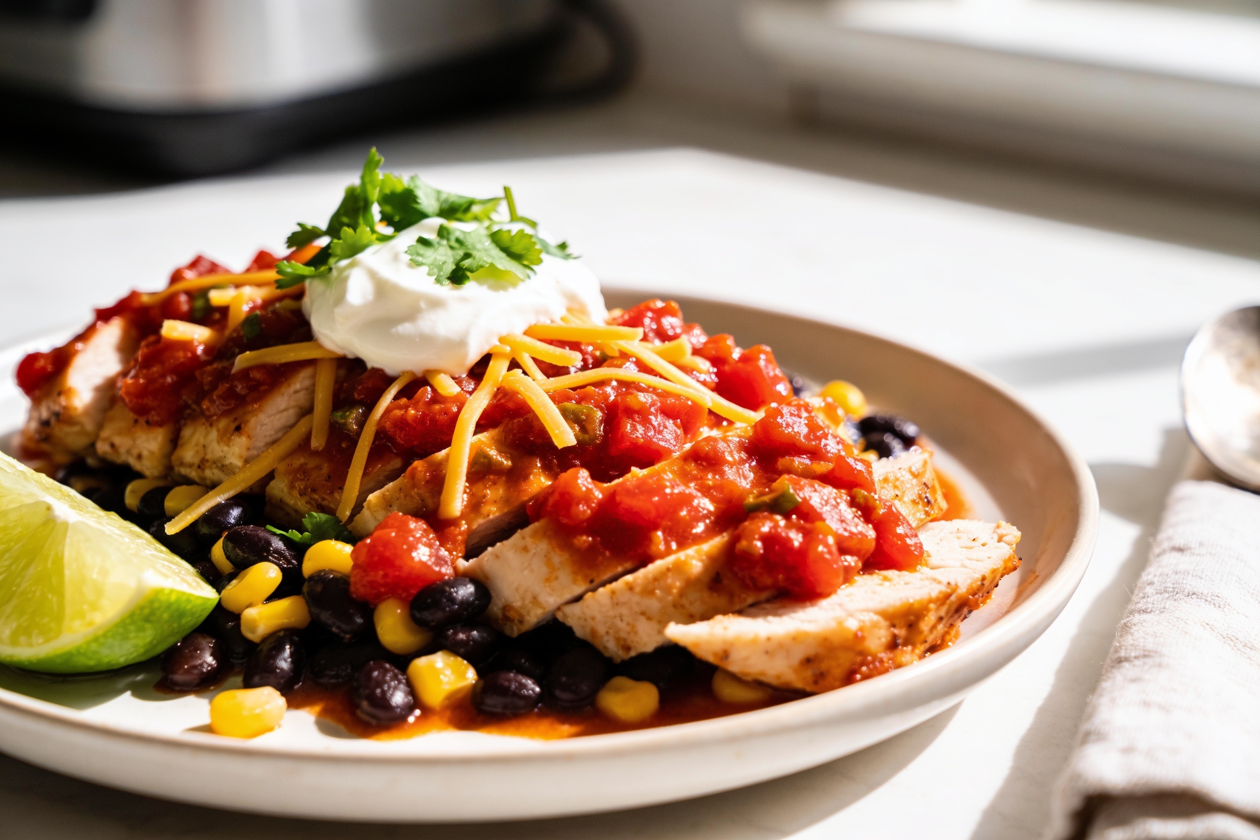 High Protein Salsa Chicken