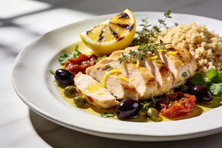 High Protein Mediterranean Chicken