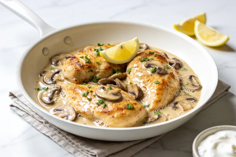 High Protein Chicken Marsala