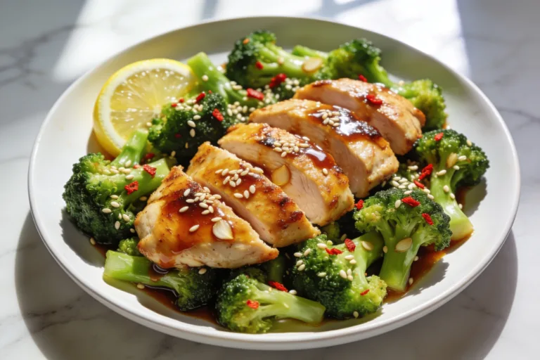 High Protein Chicken and Broccoli