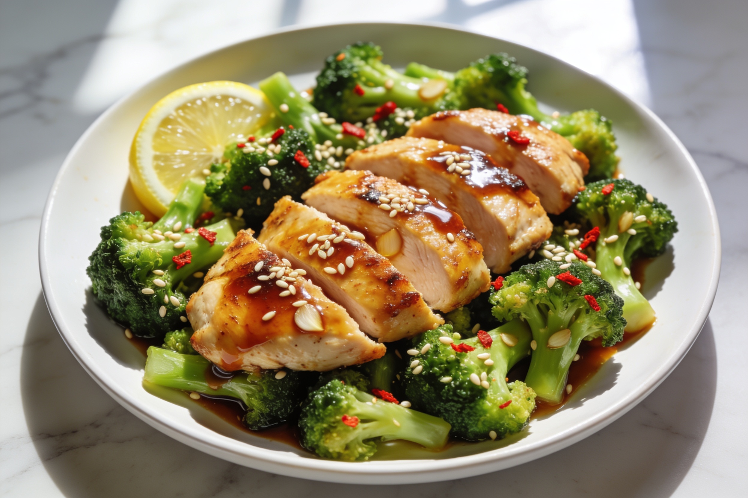 High Protein Chicken and Broccoli