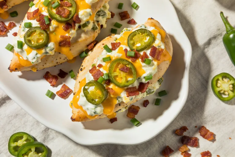 High Protein Jalapeño Popper Chicken