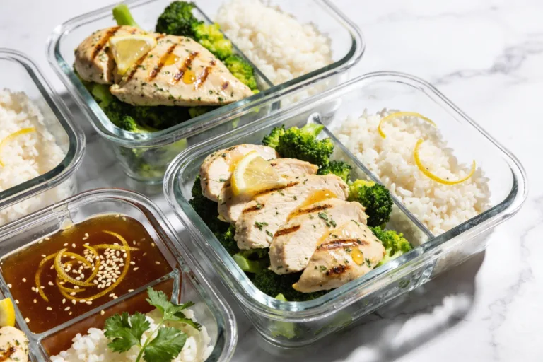 High Protein Chicken Broccoli Meal Prep