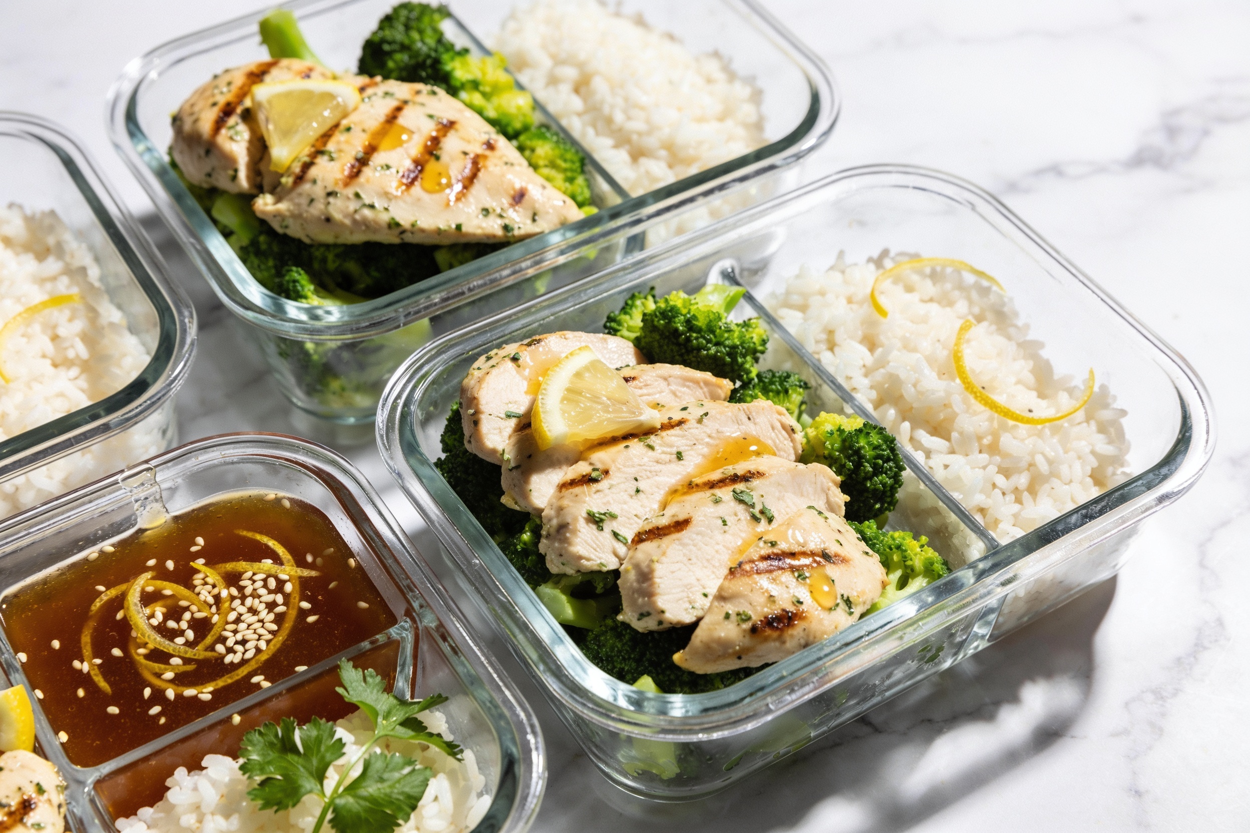 High Protein Chicken Broccoli Meal Prep