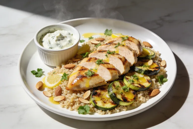 High Protein Chicken Zucchini Meal Prep