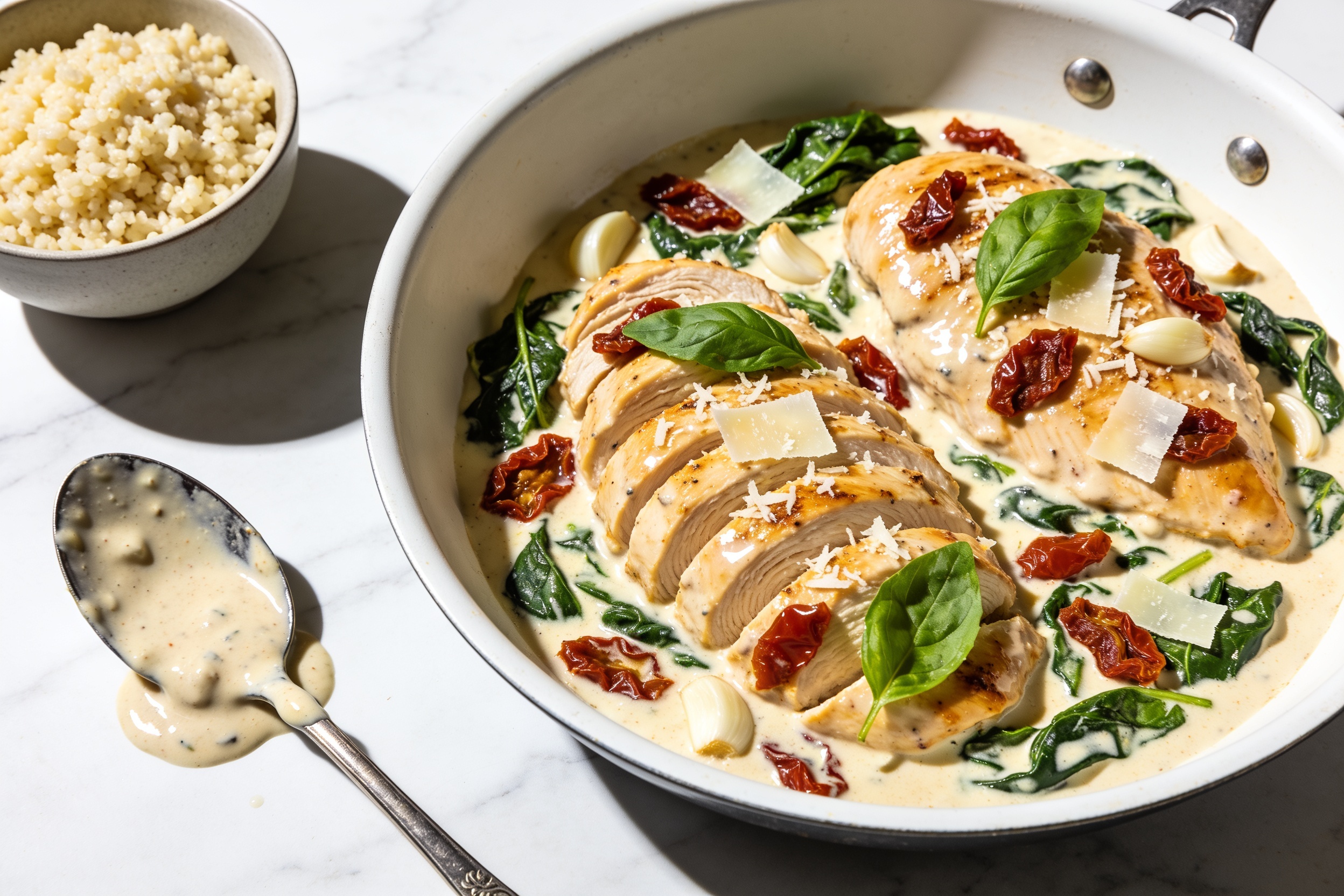 High Protein Marry Me Chicken Meal Prep