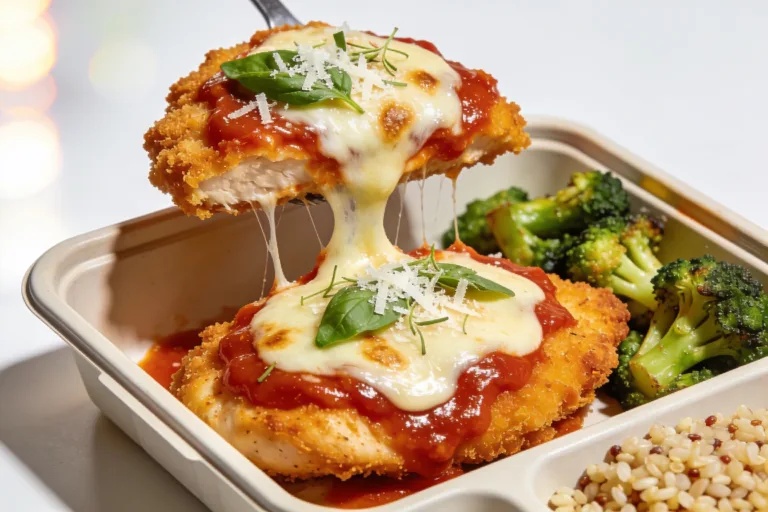 High Protein Chicken Parmesan Meal Prep