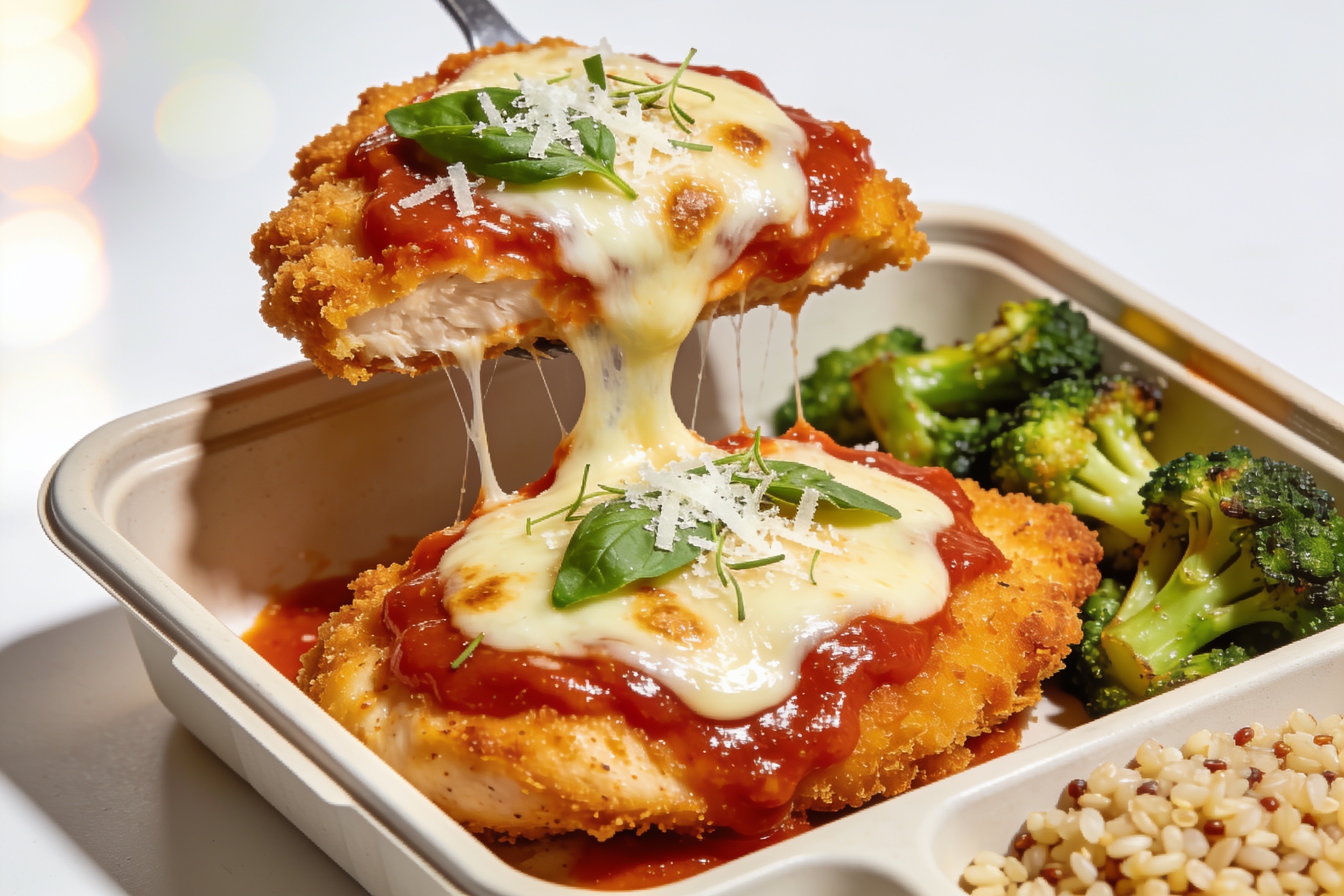 High Protein Chicken Parmesan Meal Prep