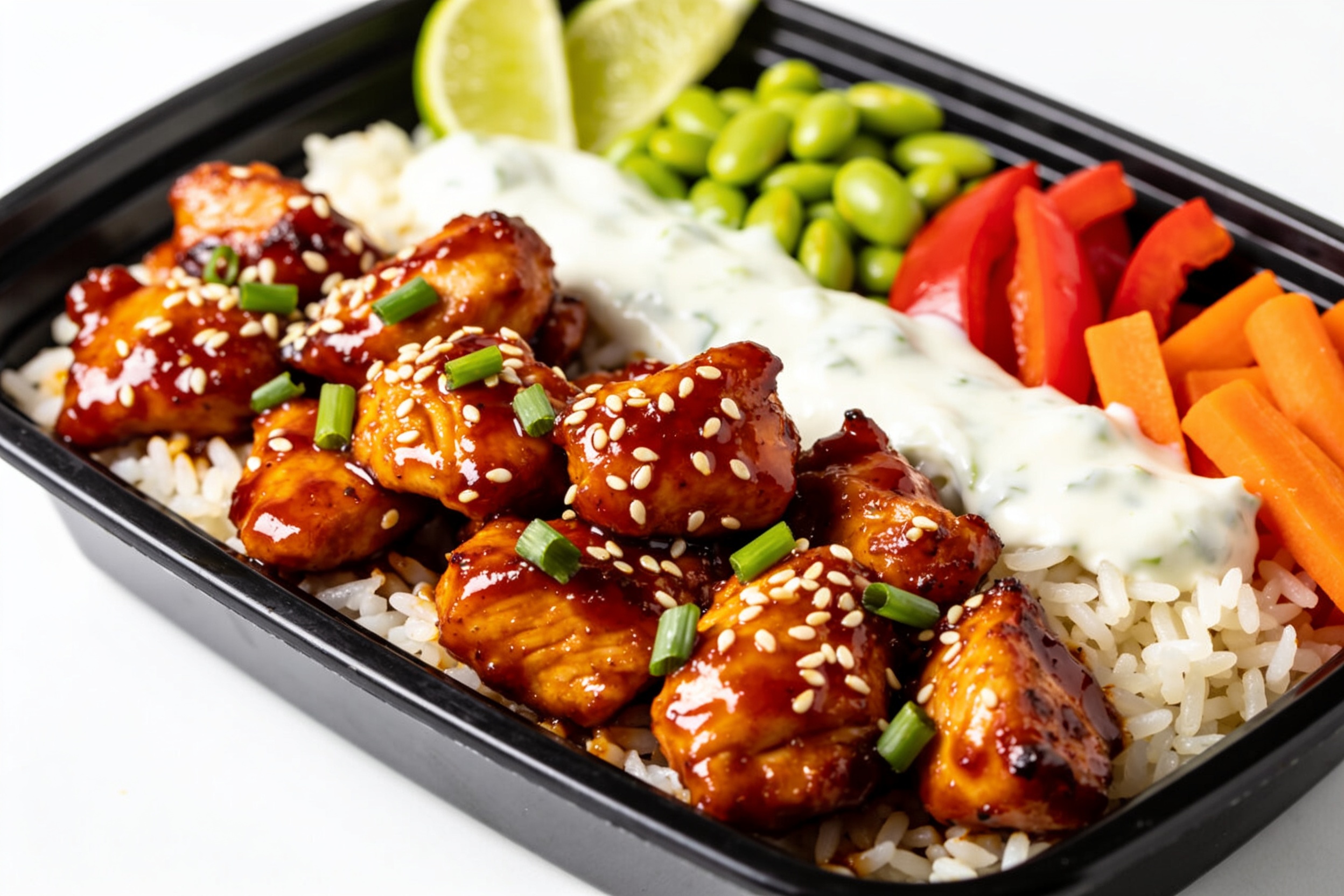 High Protein Sweet Chili Chicken Meal Prep