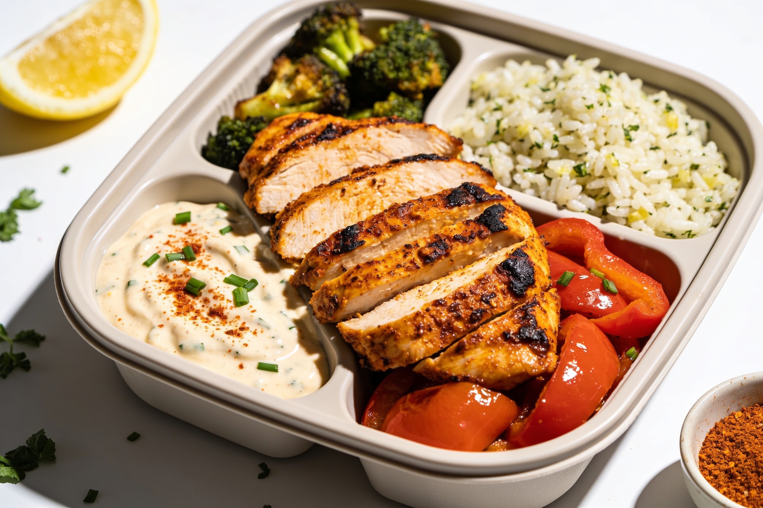 High Protein Cajun Chicken Meal Prep