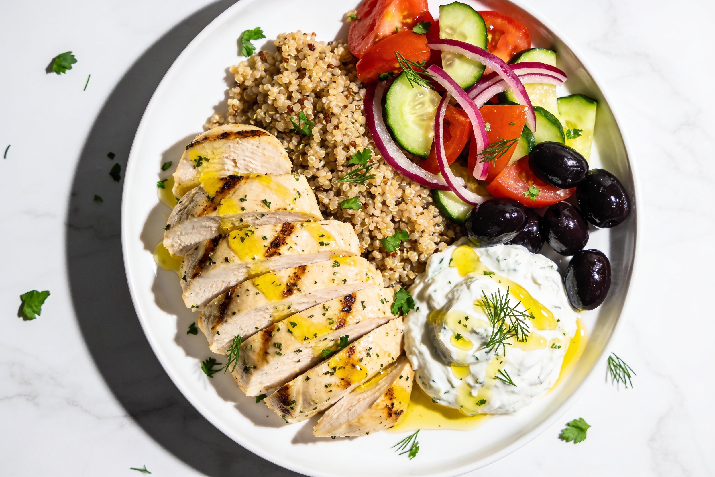 High Protein Greek Chicken Meal Prep