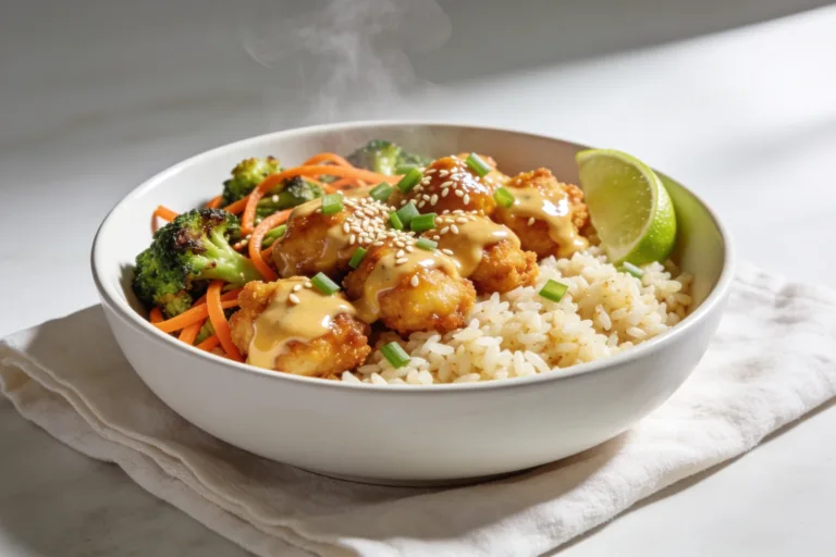 High Protein Bang Bang Chicken Meal Prep