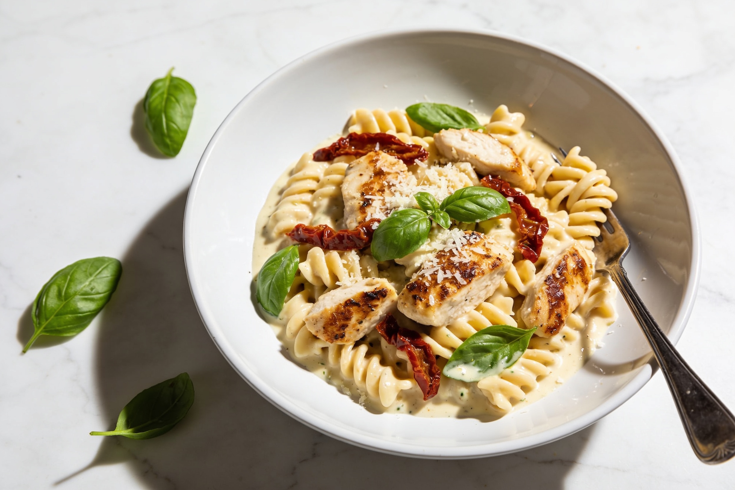 High Protein Marry Me Chicken Pasta
