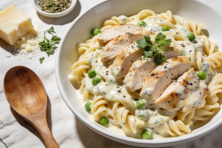 High Protein Creamy Ranch Chicken Pasta