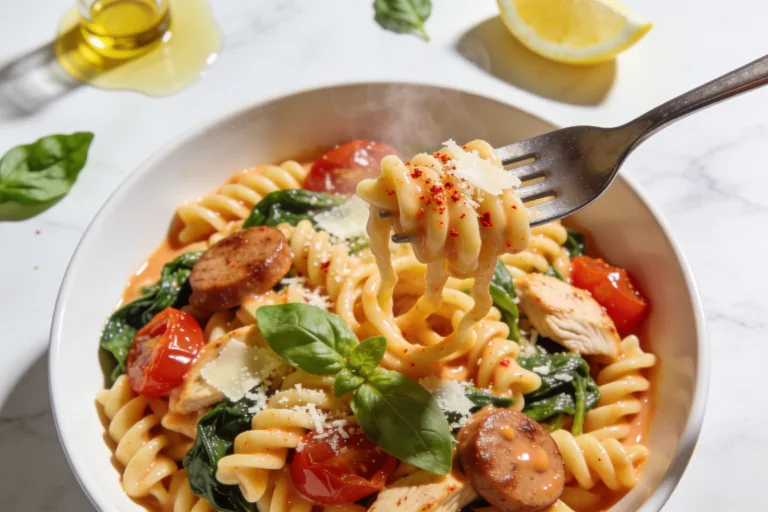 High Protein Chicken Sausage Protein Pasta