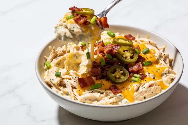 High Protein Crockpot Crack Chicken