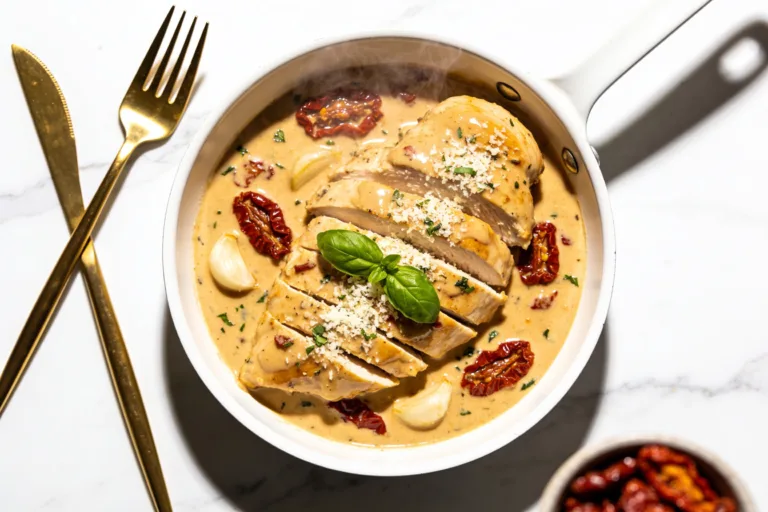 High Protein Crockpot Marry Me Chicken