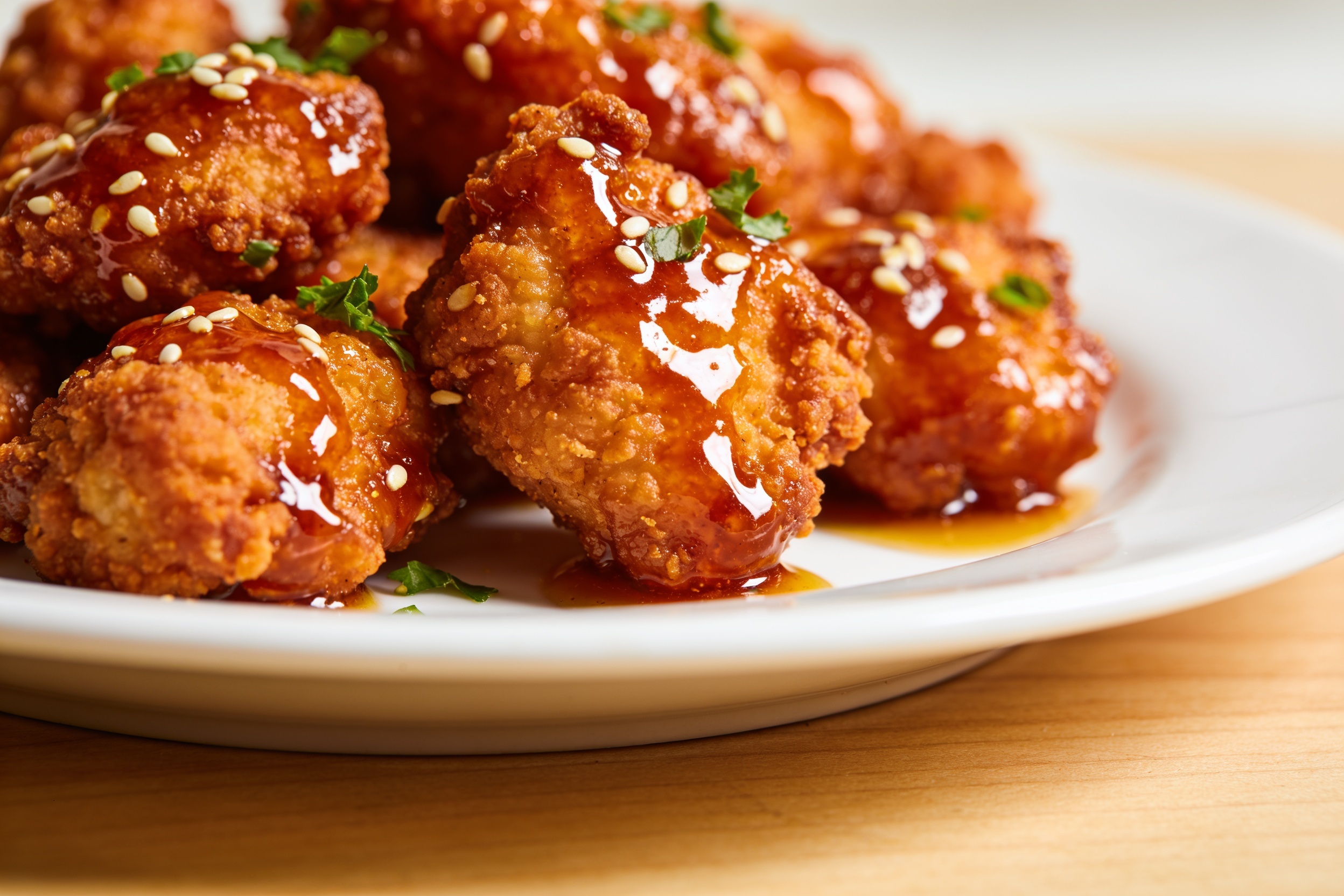 High Protein Air Fryer Hot Honey Chicken
