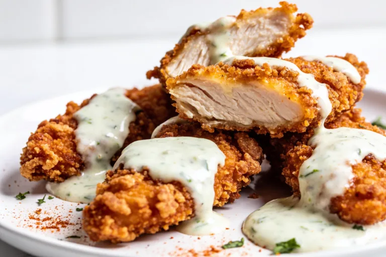 High Protein Air Fryer Crispy Ranch Chicken